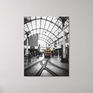 Tramway : Christchurch Nouvelle-Zélande Toile