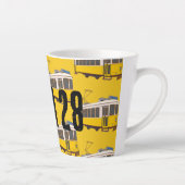 Tramway Lisbonne 28 Latte Mug (Droite)