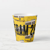 Tramway Lisbonne 28 Latte Mug (Devant)