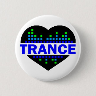 Trance Heart-ontwerp Ronde Button 5,7 Cm