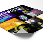 trance, light, dansen, trippy poster (Hoek)