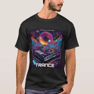 Trance Music - DJ Deck Design - EDM - TECHNO - T-shirt