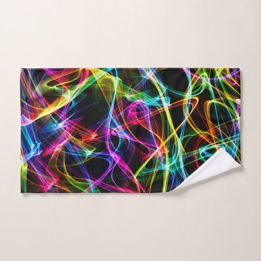 Trance psychédélique Art Abstrait (Serviette à main)