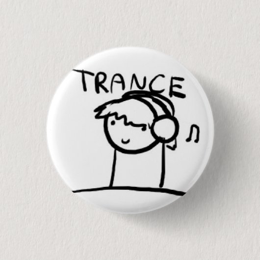Trance Ronde Button 3,2 Cm (Voorkant)