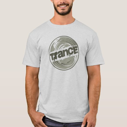 Trance Stop Grey T-shirt (Voorkant)
