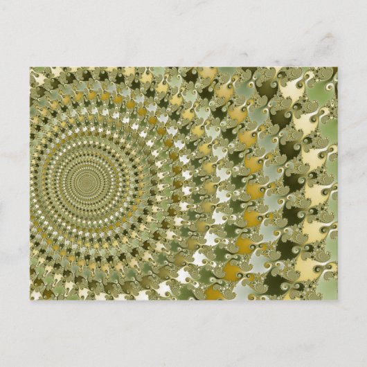 Trance Tunnel - Fractal Briefkaart (Voorkant)