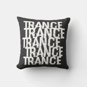 Trance Typografisch Patroon Kussen