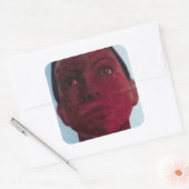 Trance Vierkante Sticker (Envelop)