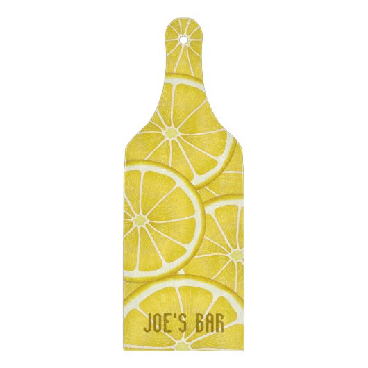 Tranche de la planche à découper en verre de citro (Devant)