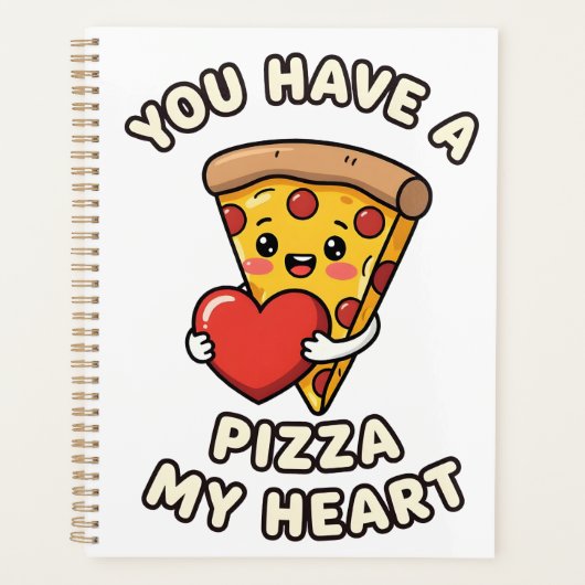 Tranche de pizza de la Saint-Valentin mignonne – C (Devant)