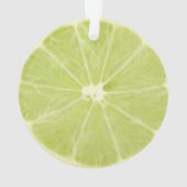 Tranche fraîche de fruit de chaux (dos)