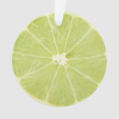 Tranche fraîche de fruit de chaux (devant)