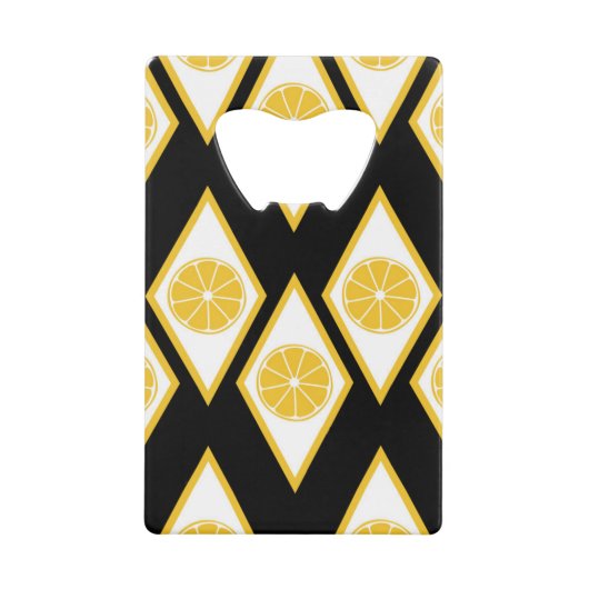 Tranches d'agrume dans le motif moderne de diamant (Devant)