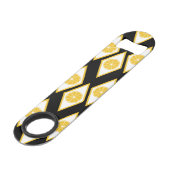 Tranches d'agrume dans le motif moderne de diamant (Devant angulaire)