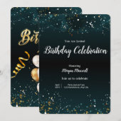 Tranches de bonheur : Carte d'anniversaire à thème (Devant / Derrière)