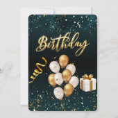 Tranches de bonheur : Carte d'anniversaire à thème (Dos)