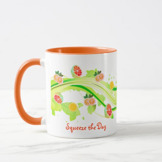 Tranches de fruits d'agrumes Café Mug (Gauche)