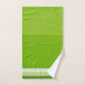 Tranches de fruits de citron vert juteux couleurs (Serviette à main)