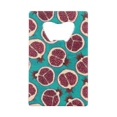 Tranches de grenade sur turquoise (Dos)