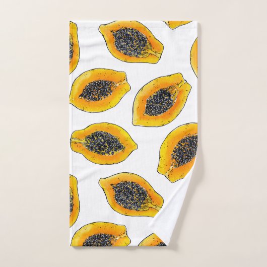 Tranches de Papaya (Serviette à main)