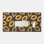 Tranches de Papaya sur brun foncé (Clavier et souris)