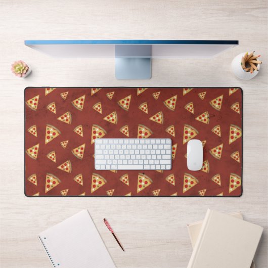 tranches de pizza cool motif rouge vintage (Bureau 1)