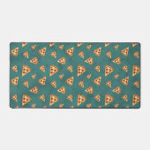 Tranches de pizza cool motif sarcelle vintage (Recto)