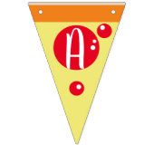 Tranches de viande de pizza mignonne Drapeaux de B (Deuxième drapeau)