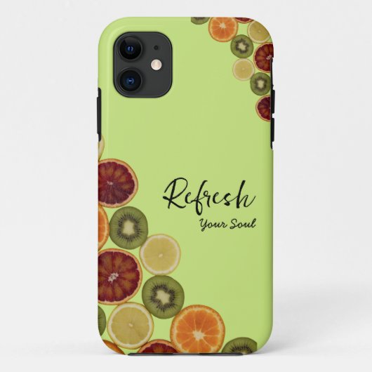 Tranches divers fruits frais coque iphone (Dos)