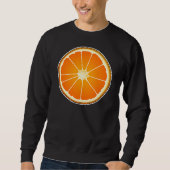 Tranches D'Orange Sweatshirt Fruit Nourriture Hall (Devant)