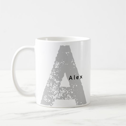 Trandy Oversize Monogrammed Initiaal & de Mok van  (Links)