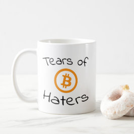 Tranen van Bitcoin Haters Grappige BTC Koffiemok