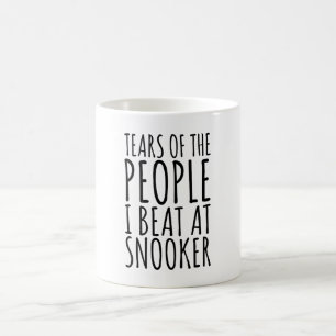tranen van de mensen die ik sla op Snooker Koffiemok