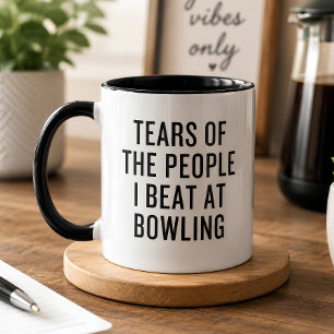 Tranen van de Mensen die ik Versloeg bij Bowling G Mok