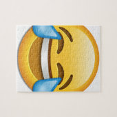 tranen van Joy emoji grappig Legpuzzel (Horizontaal)