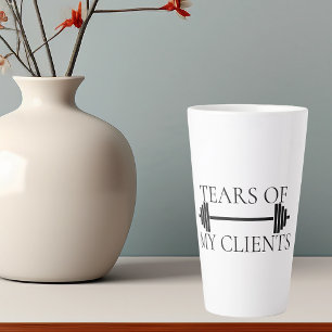 Tranen van mijn cliënten Persoonlijke trainer halt Latte Mok