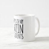 tranen van mijn Latijnse studenten Koffiemok (Voorkant rechts)