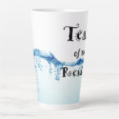 Tranen van mijn lezers latte mok (Voorkant)