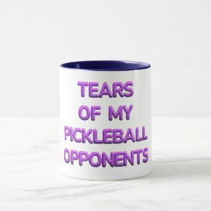 Tranen van mijn pickleball tegenstanders T-shirt - Mok