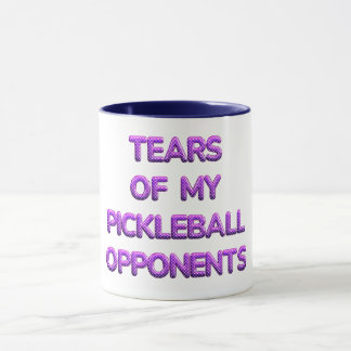 Tranen van mijn pickleball tegenstanders T-shirt - Mok