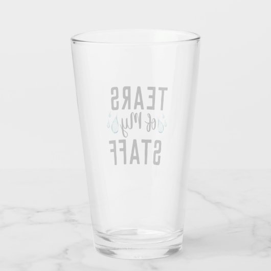 Tranen van mijn staf werelden beste baas ooit cade glas (Achterkant)