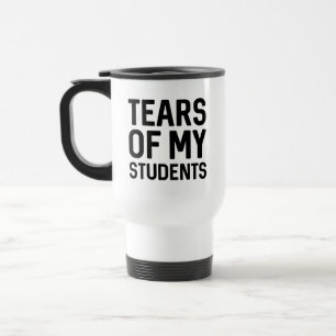 tranen van mijn studenten reisbeker