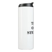 Tranen van mijn studenten waterfles thermosbeker (Gedraaid links)