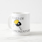 Tranen van Mijn Tegenstanders Ping Pong Koffiemok (Voorkant links)