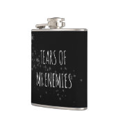 Tranen van Mijn Vijanden Grappige Rivaal Gift Hip Heupfles (Links)