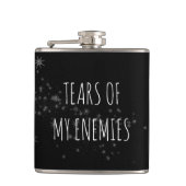 Tranen van Mijn Vijanden Grappige Rivaal Gift Hip Heupfles (Voorkant)