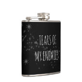 Tranen van Mijn Vijanden Grappige Rivaal Gift Hip Heupfles (Rechts)