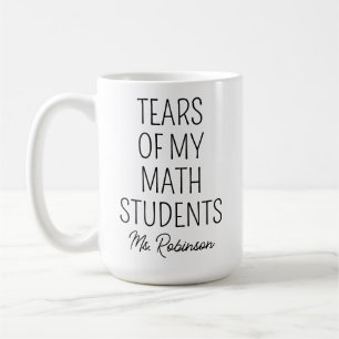 Tranen van mijn wiskundestudenten, waardering voor koffiemok