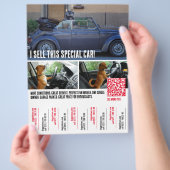 Tranen verkopen Auto Flyer (Hand)
