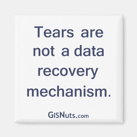 Tranenmagneet Magneet (Voorkant)